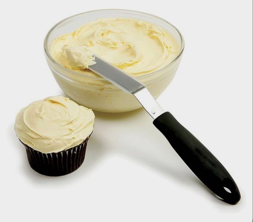 10” Offset Icing Palette Knife | Stainless Steel