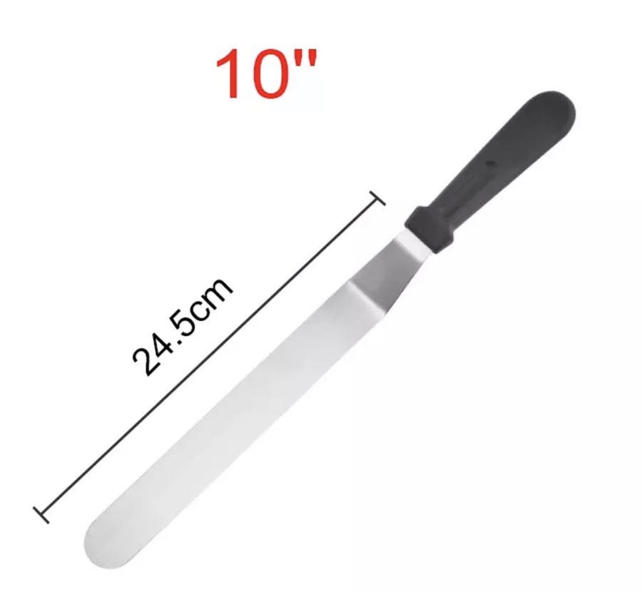 10” Offset Icing Palette Knife | Stainless Steel
