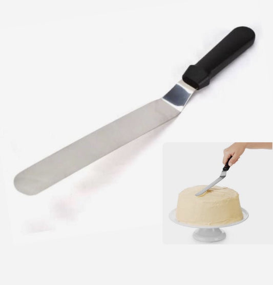 10” Offset Icing Palette Knife | Stainless Steel