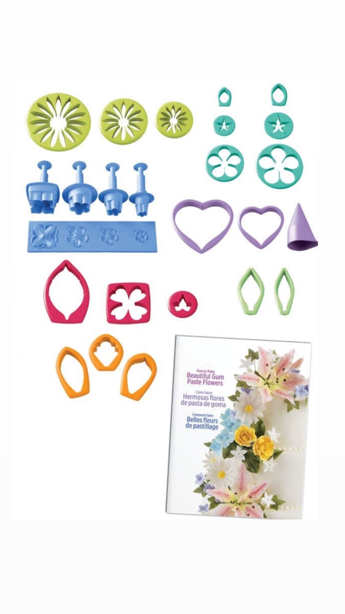 Bakewareind 26pc Gumpaste Flower Cutter Box set freeshipping - Bakewareindia