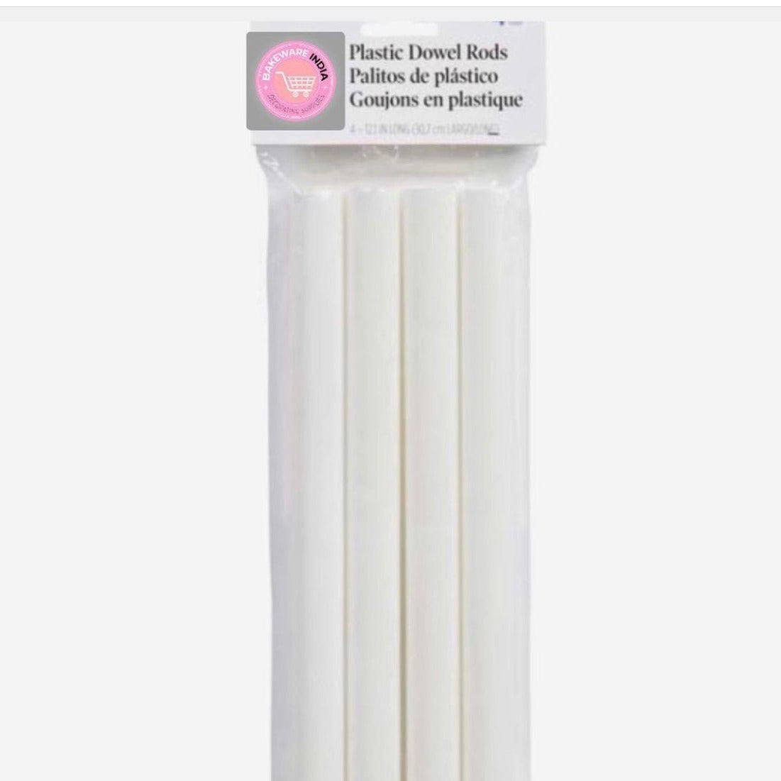 Bakewareind 4pc Cake Dowel set - Bakewareindia