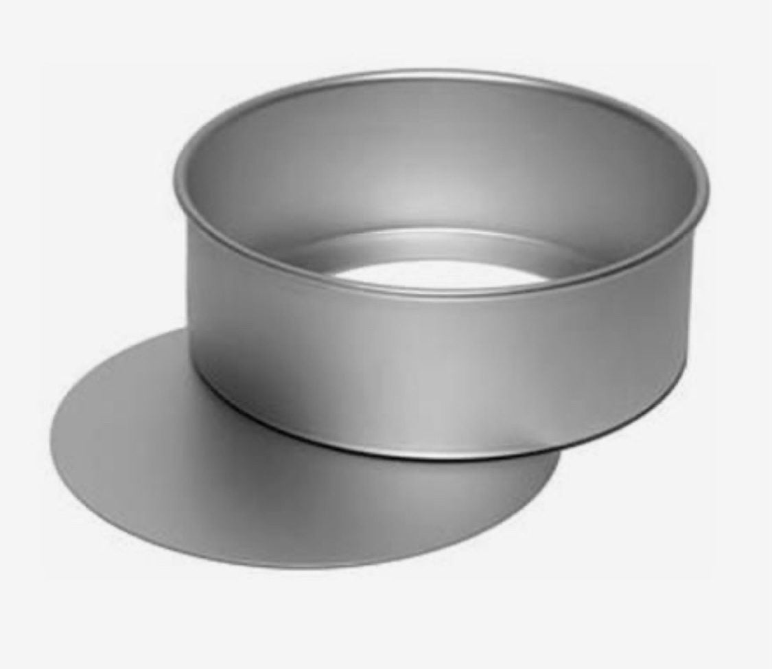 Bakewareind 8 inch PushPan Loose Based Cake Tin Round - Bakewareindia