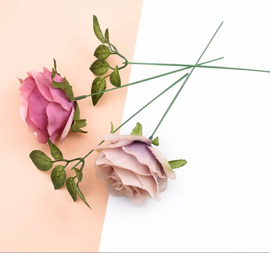 Bakewareind Artificial Rose Leaves Green - Bakewareindia