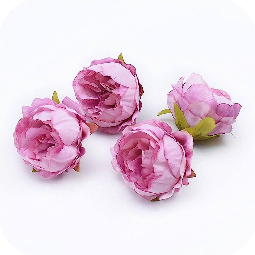 Bakewareind Artificial Shaded Peony Flower ,10pcs - (Select Colors) - Bakewareindia