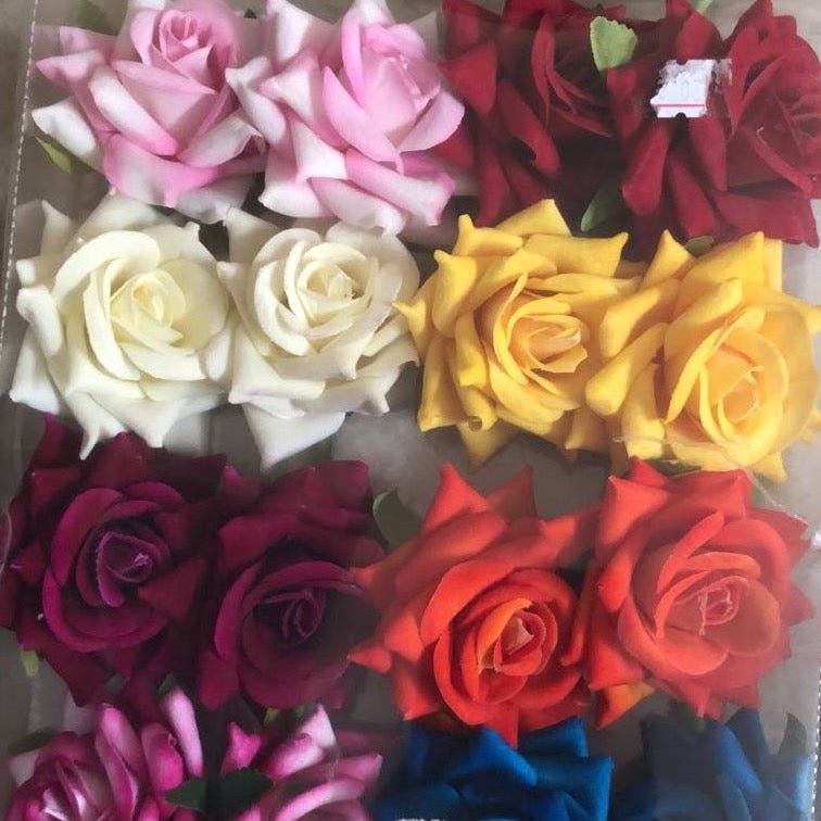 Bakewareind Artificial Velvet Rose Flower ( Select colors) - Bakewareindia