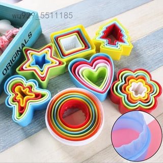 Bakewareind Assorted Cookie Cake Cutters,5pc - Bakewareindia