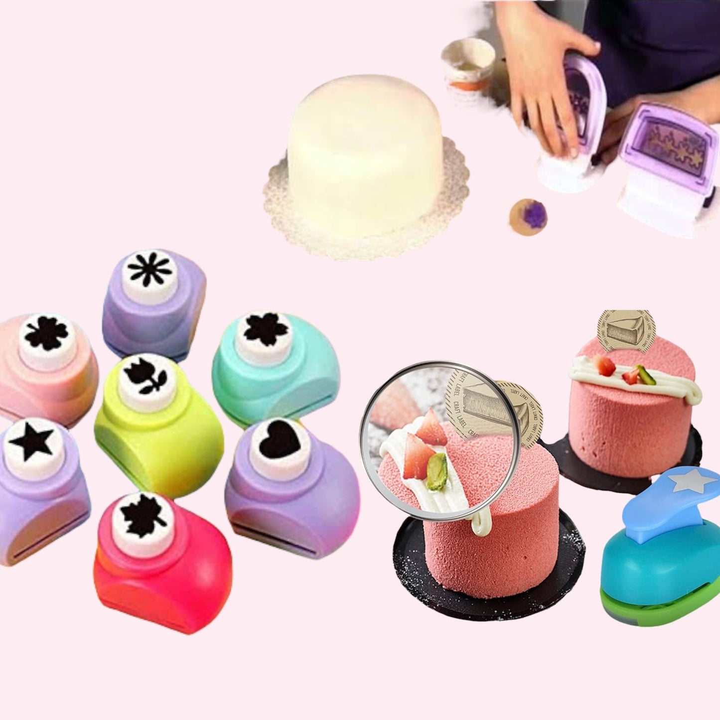 Bakewareind Assorted Design Punchers For Cake Decorating - Bakewareindia