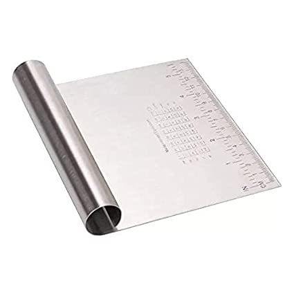 Bakewareind Cake Scrapper Smoother with Height Guide - Bakewareindia