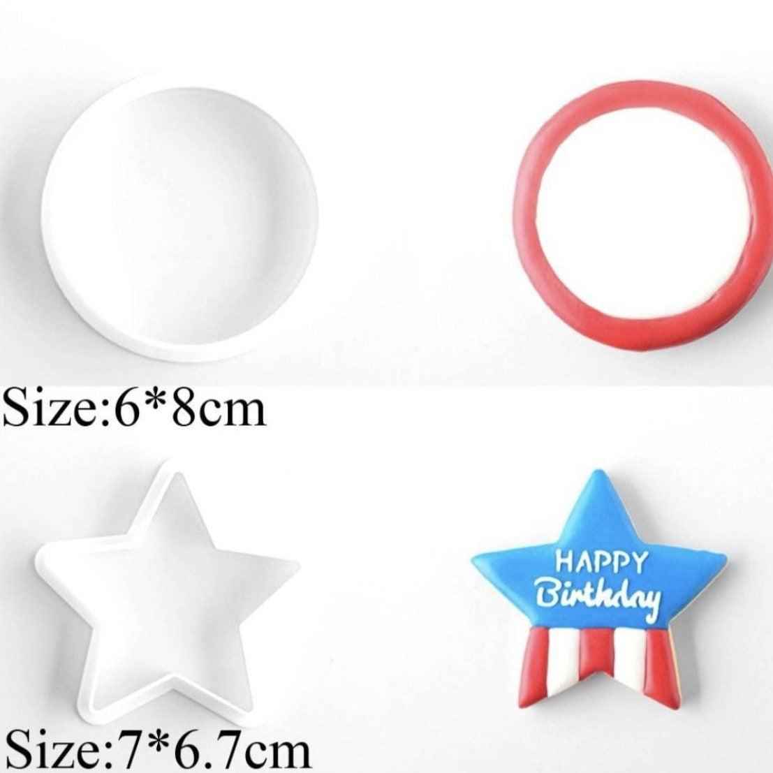 Bakewareind Captain America cookie cutter set of 8 - Bakewareindia