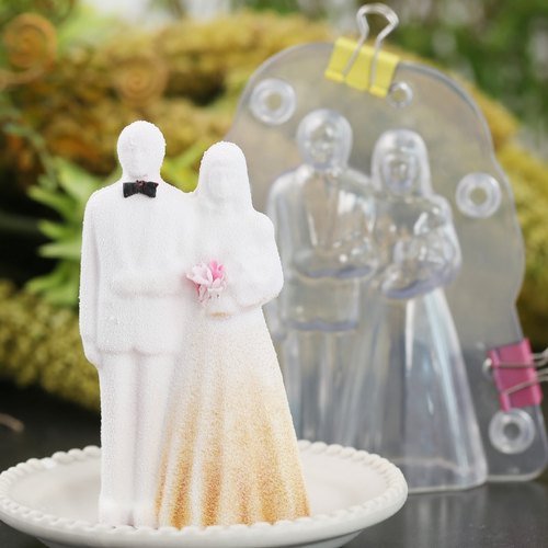 Bakewareind Couple Polycarbonate Magnetic Chocolate Mould - Bakewareindia
