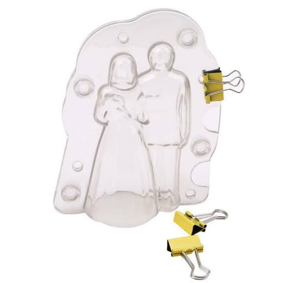 Bakewareind Couple Polycarbonate Magnetic Chocolate Mould - Bakewareindia