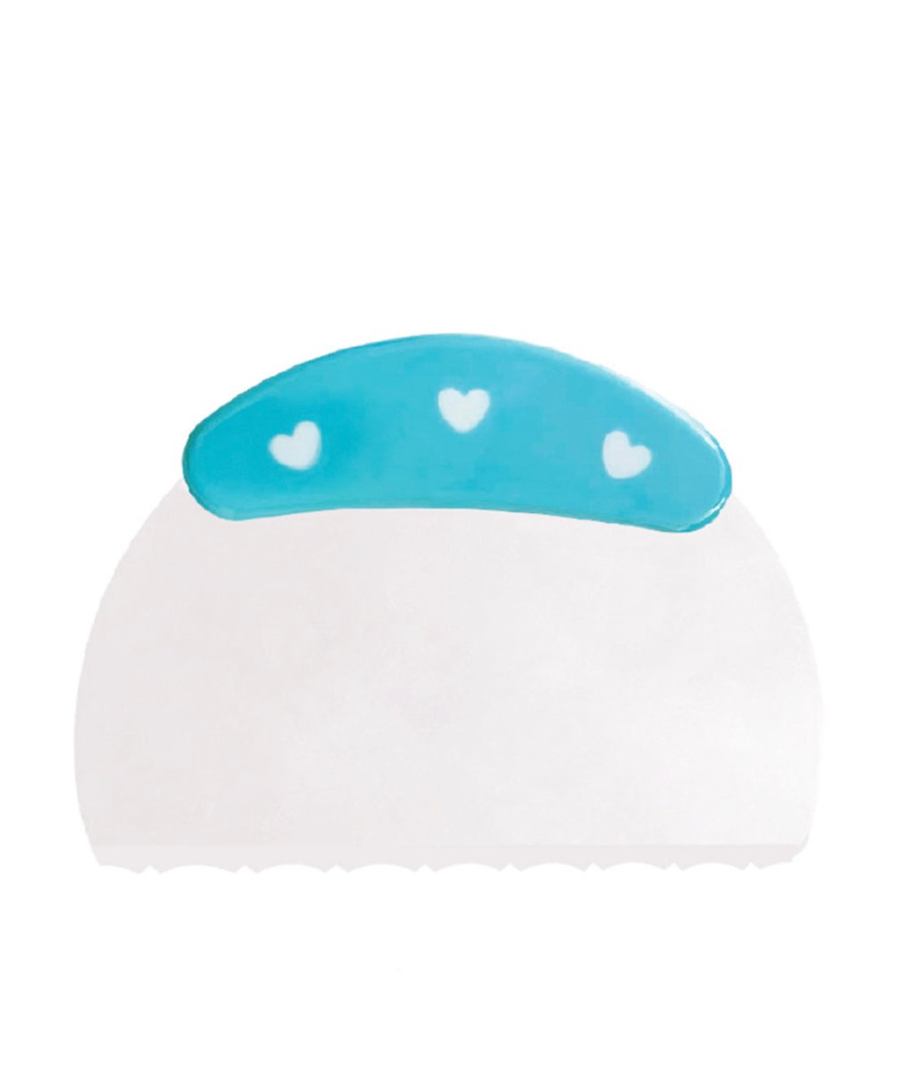 Bakewareind Designer Plastic Scrapper with Handle - Bakewareindia