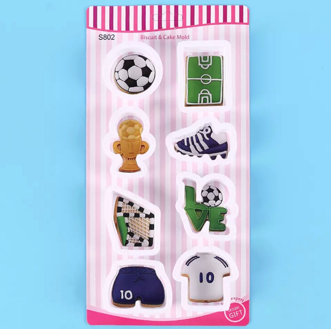 Bakewareind Football Theme Fondant/ Chocolate /Cookie Cutter - Bakewareindia