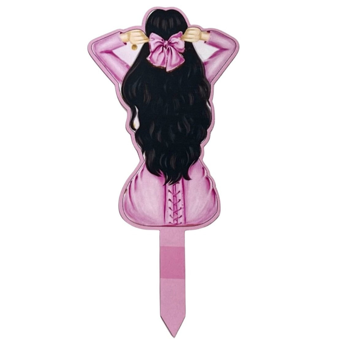 Bakewareind Girl Hair Back Cake Topper - Bakewareindia
