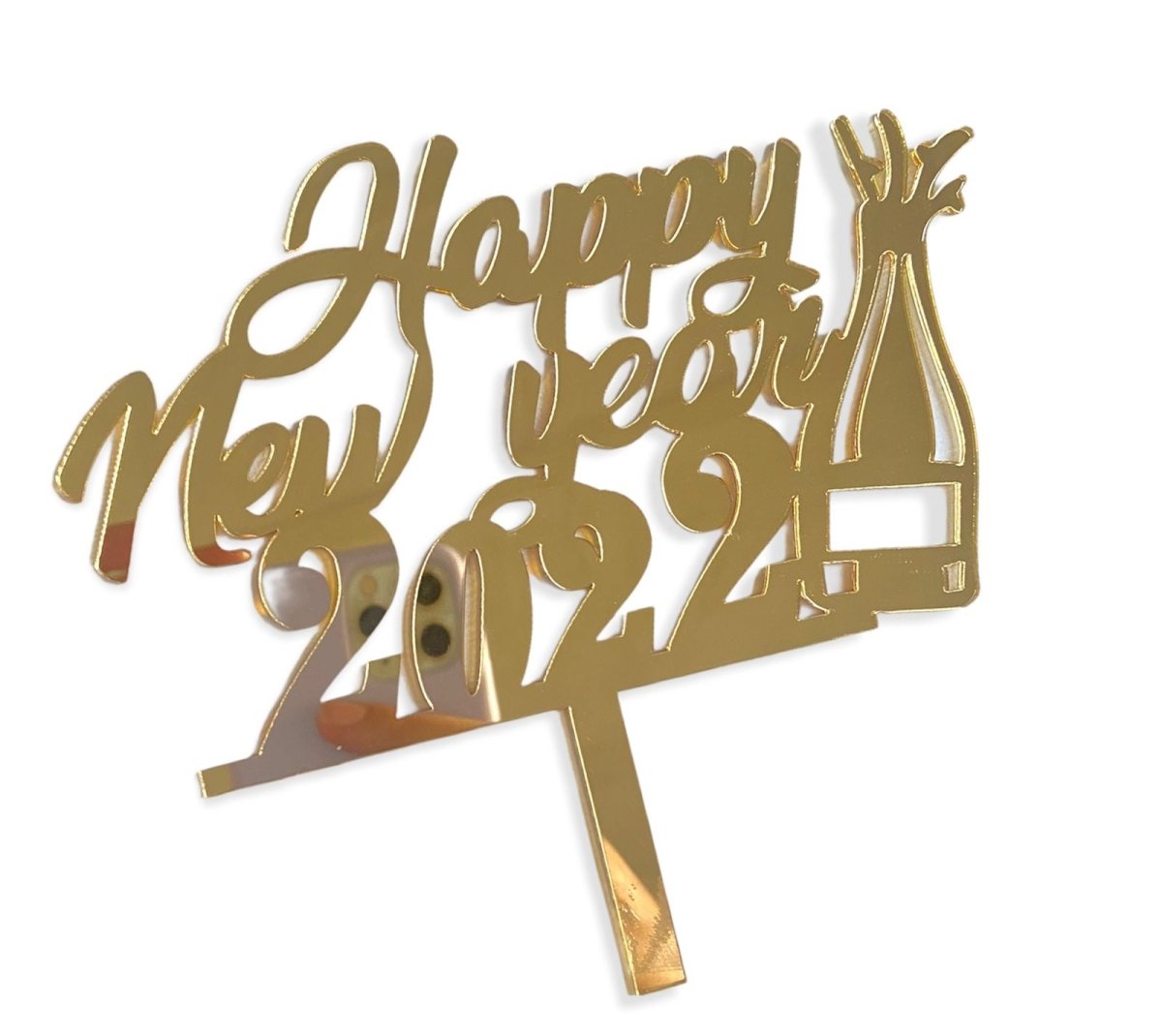 Bakewareind Happy New Year 2022 Cake Topper - Bakewareindia