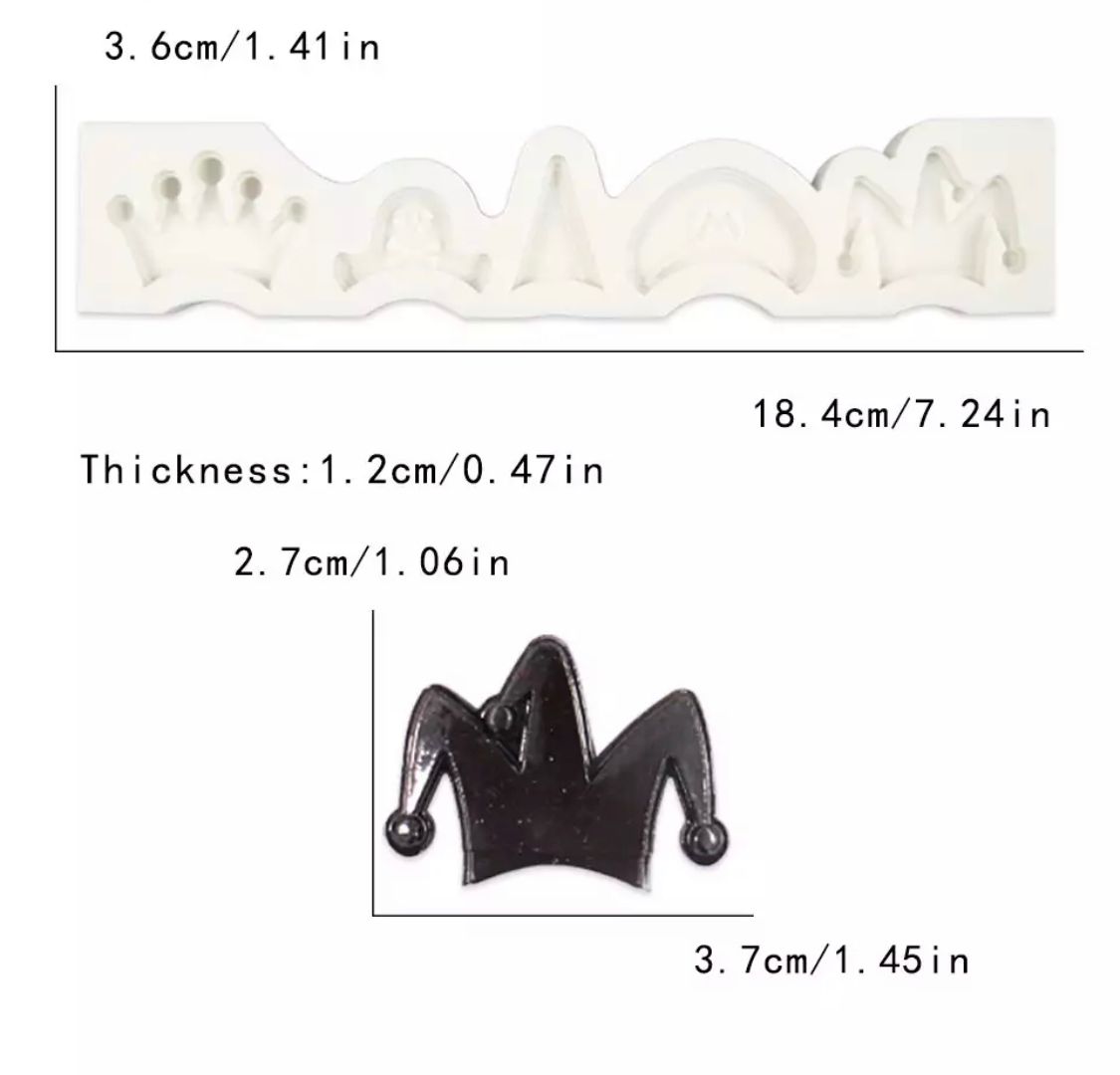 Bakewareind Hat Topper Silicone Fondant Chocolate Mould - Bakewareindia