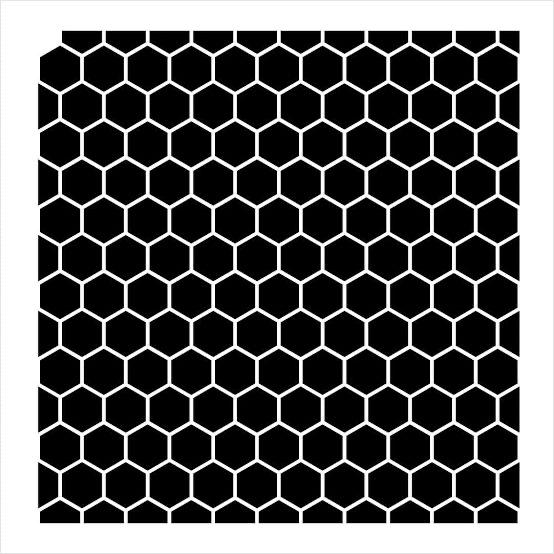 Bakewareind Honey Comb Cake Stencil - Bakewareindia