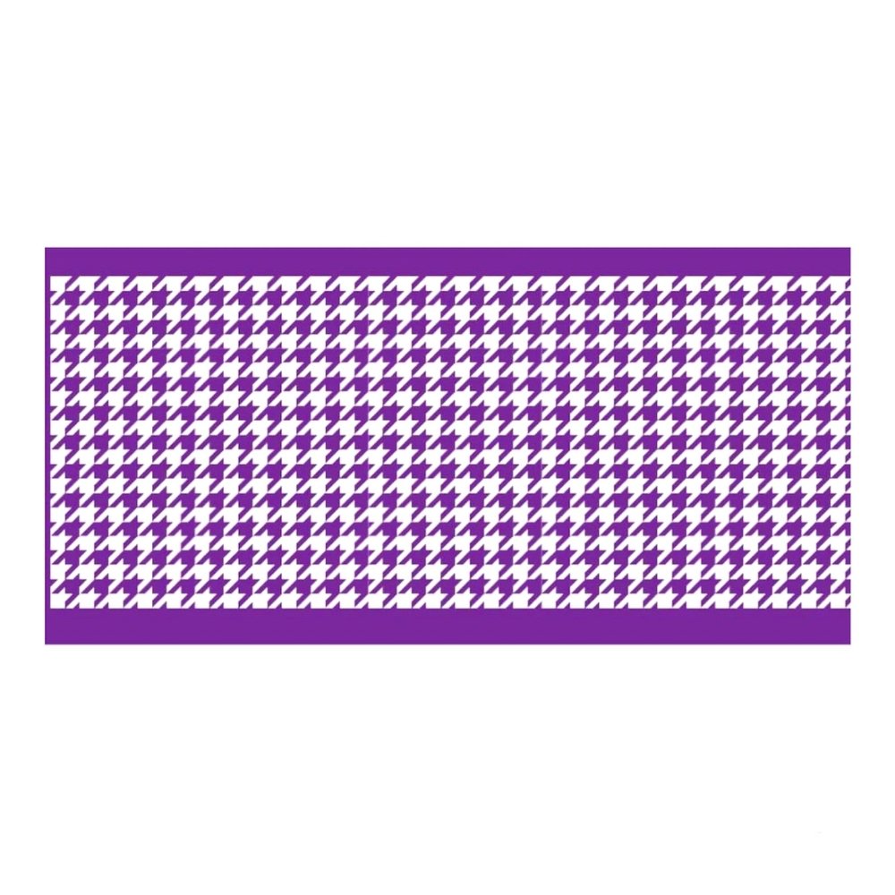 Hounds tooth Pattern Mesh Cake Decorating Stencil