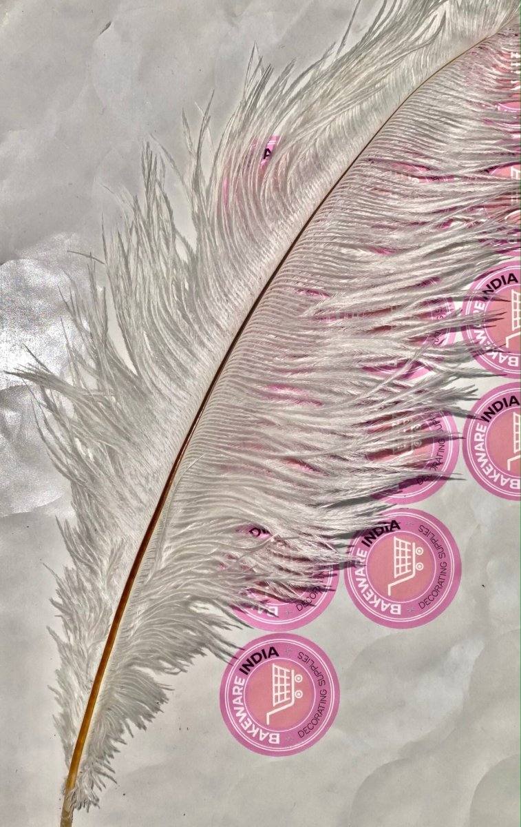 Bakewareind Large White Feather Topper - Bakewareindia
