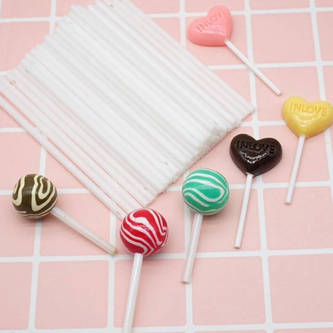 Bakewareind Lollipop sticks 100pcs set - Bakewareindia