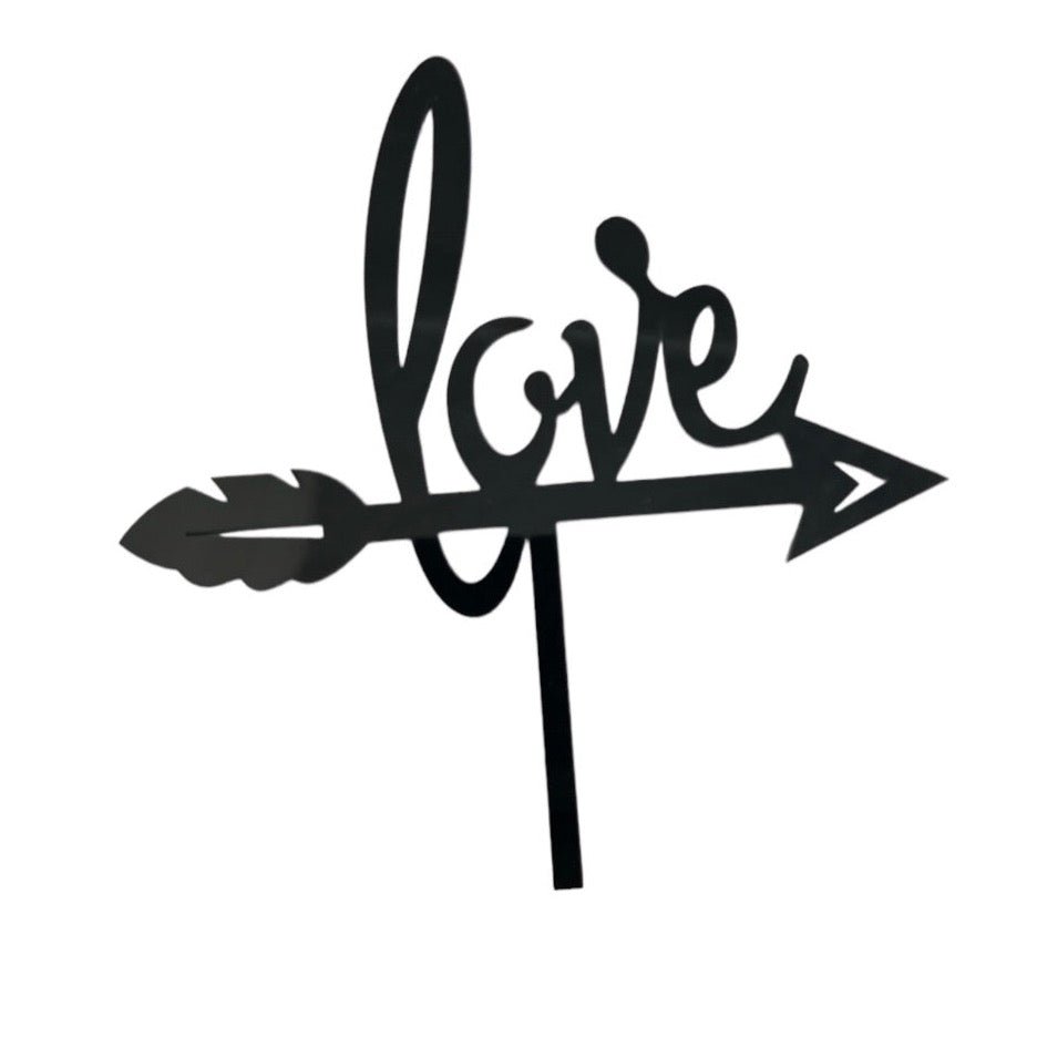 Bakewareind Love Wedding Engagement Cake Topper - Bakewareindia