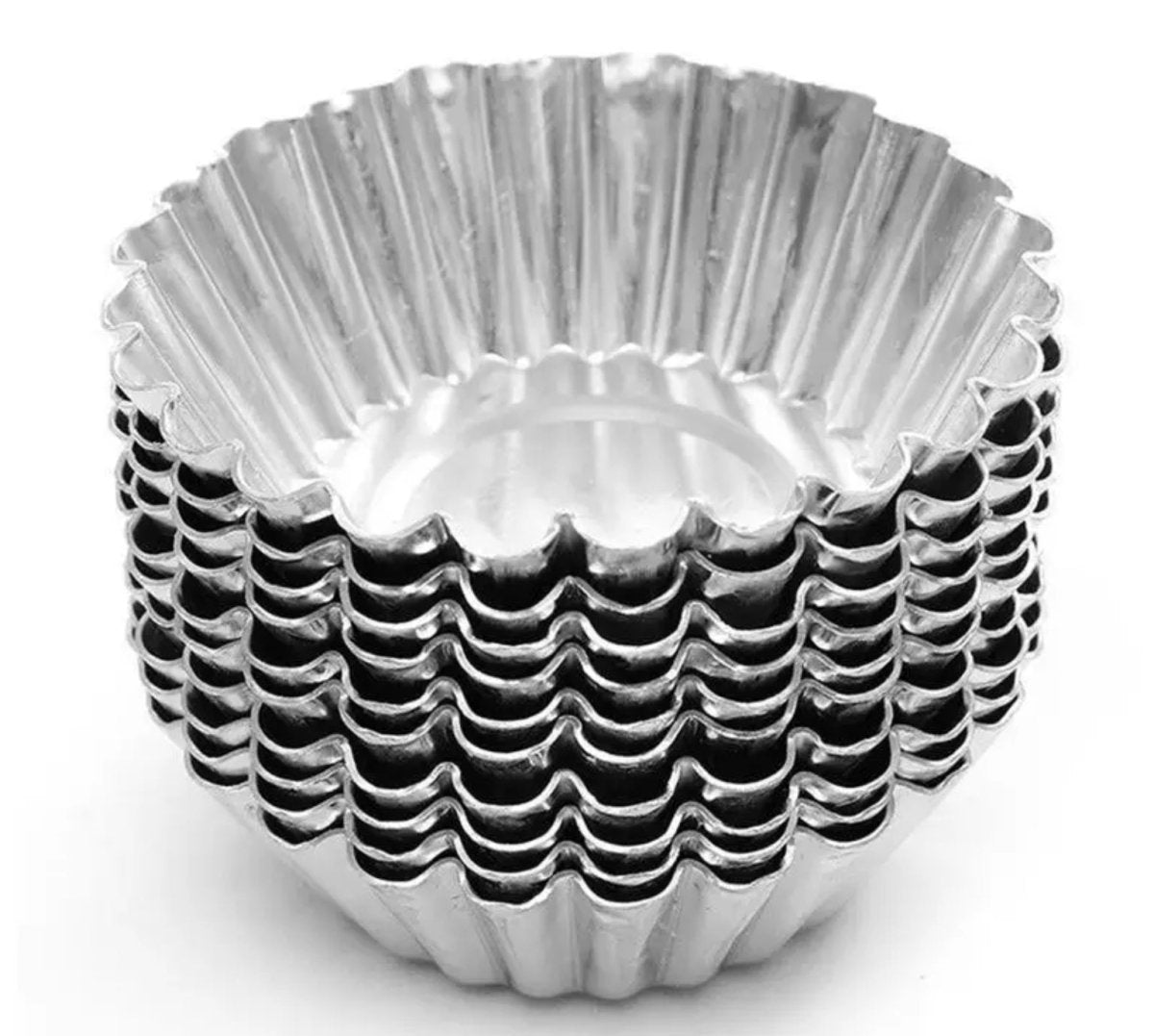 Bakewareind Mini Tarts Aluminium 10pc set - Bakewareindia