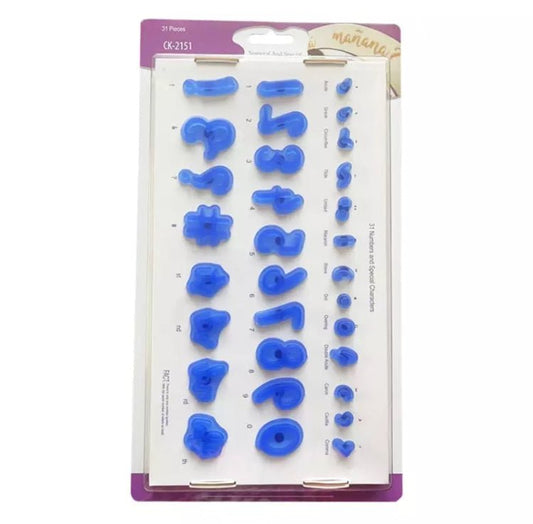 Bakewareind Number & Special Character Stamp Cake - Bakewareindia