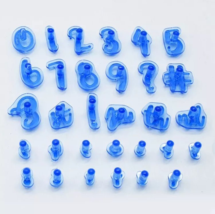 Bakewareind Number & Special Character Stamp Cake - Bakewareindia