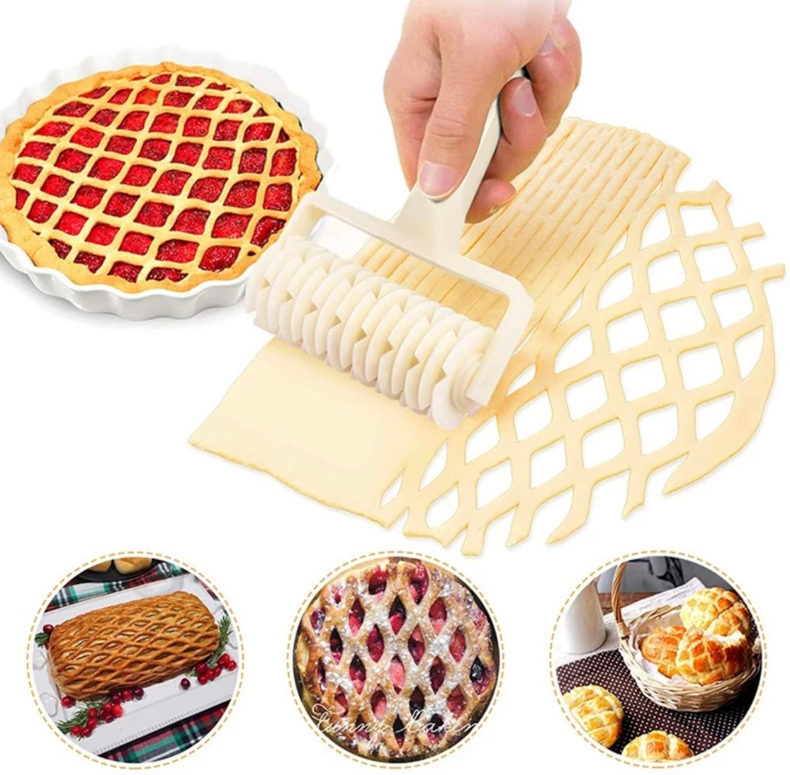 Bakewareind Pastry Lattice Cutter - Bakewareindia