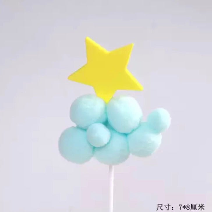 Bakewareind PomPom Balloon Decorating Cake Topper - Bakewareindia