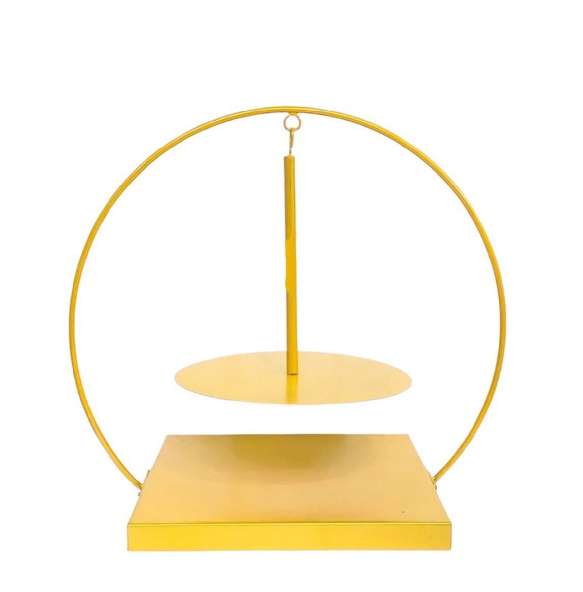 Bakewareind Single Tier Chandelier Hoop Cake Stand - Bakewareindia
