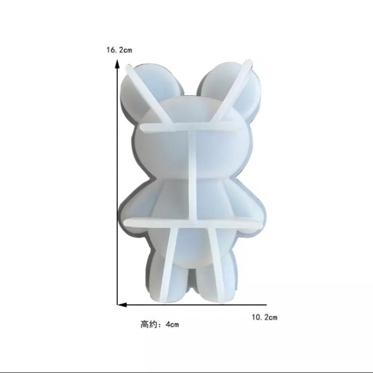 Bakewareind Smashaeble Teddy Bear Large Fondant Silicone Mould - Bakewareindia