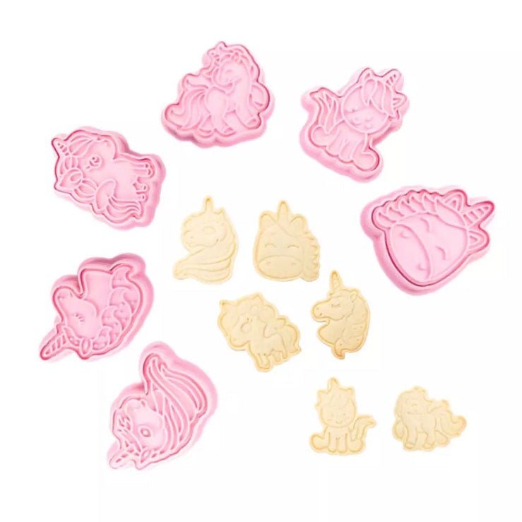 Bakewareind Unicorn Cookie Cake Cutter 6pcs - Bakewareindia