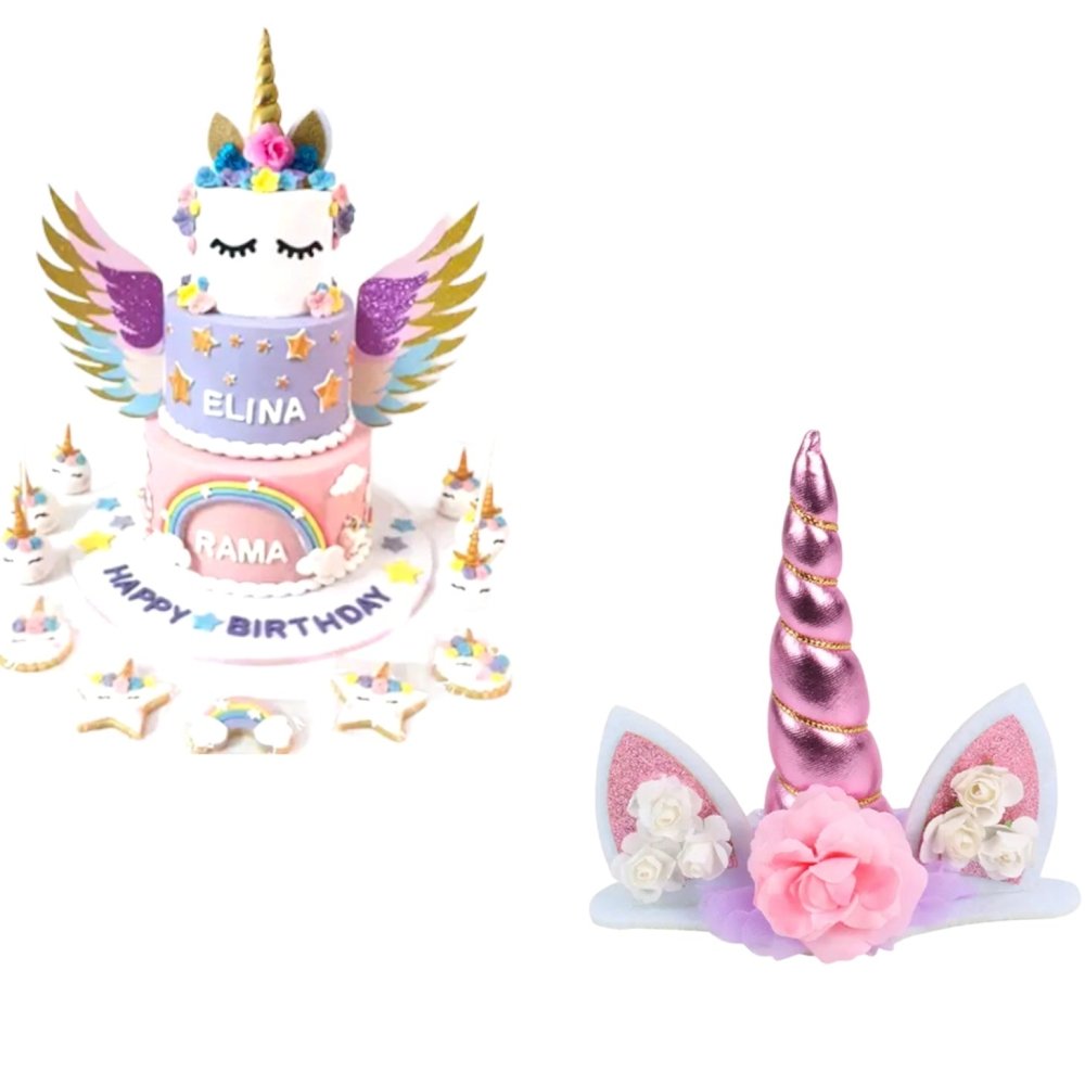 Bakewareind Unicorn Topper For Cake Cupcake Decorating - Bakewareindia