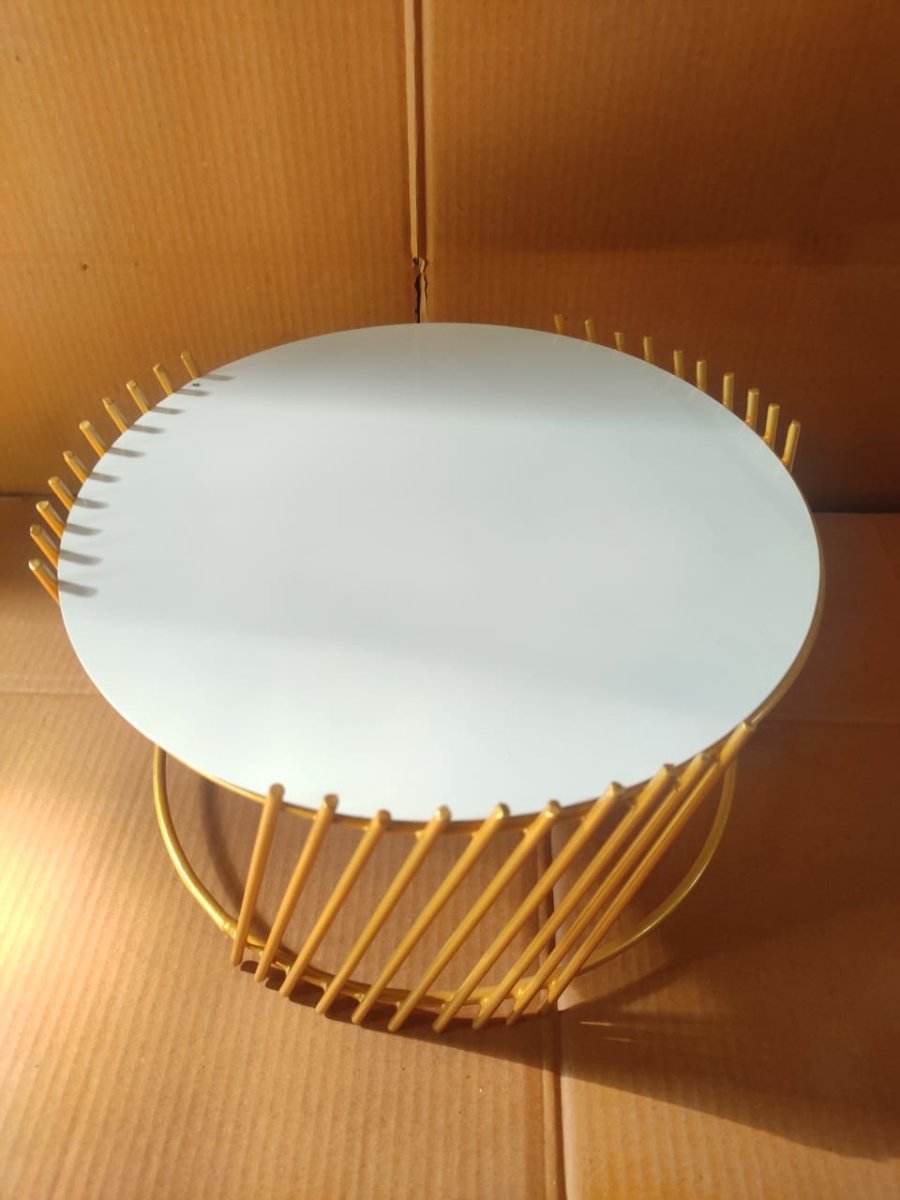 Bakewareind White Designer Metal Cake stand - Bakewareindia