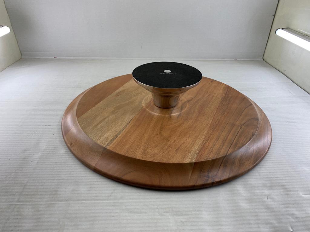 Bakewareind Wooden Platter Cake stand ,12inch - Bakewareindia