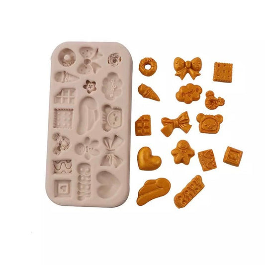 Lyba Moulds Candy Cookies Chocolate Bar Cake Decorating Silicone Mould - Bakewareindia