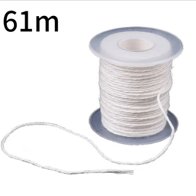 Lyba moulds Imported Noncoated Cotton Wick Roll ,61meter - Bakewareindia