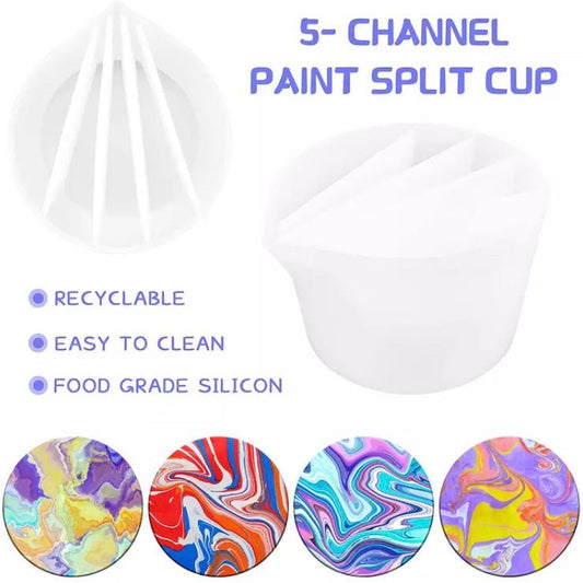 Lyba Moulds Pouring Paint Resin Silicone Pouring Cup - Bakewareindia
