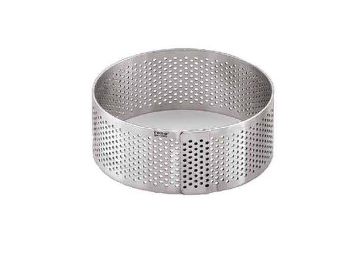 Perforated Round Tart Ring 6inch - Bakewareindia
