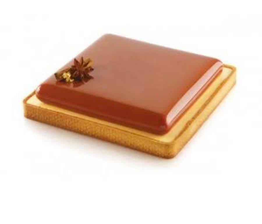 Perforated Square Tart Ring 6 inch - Bakewareindia