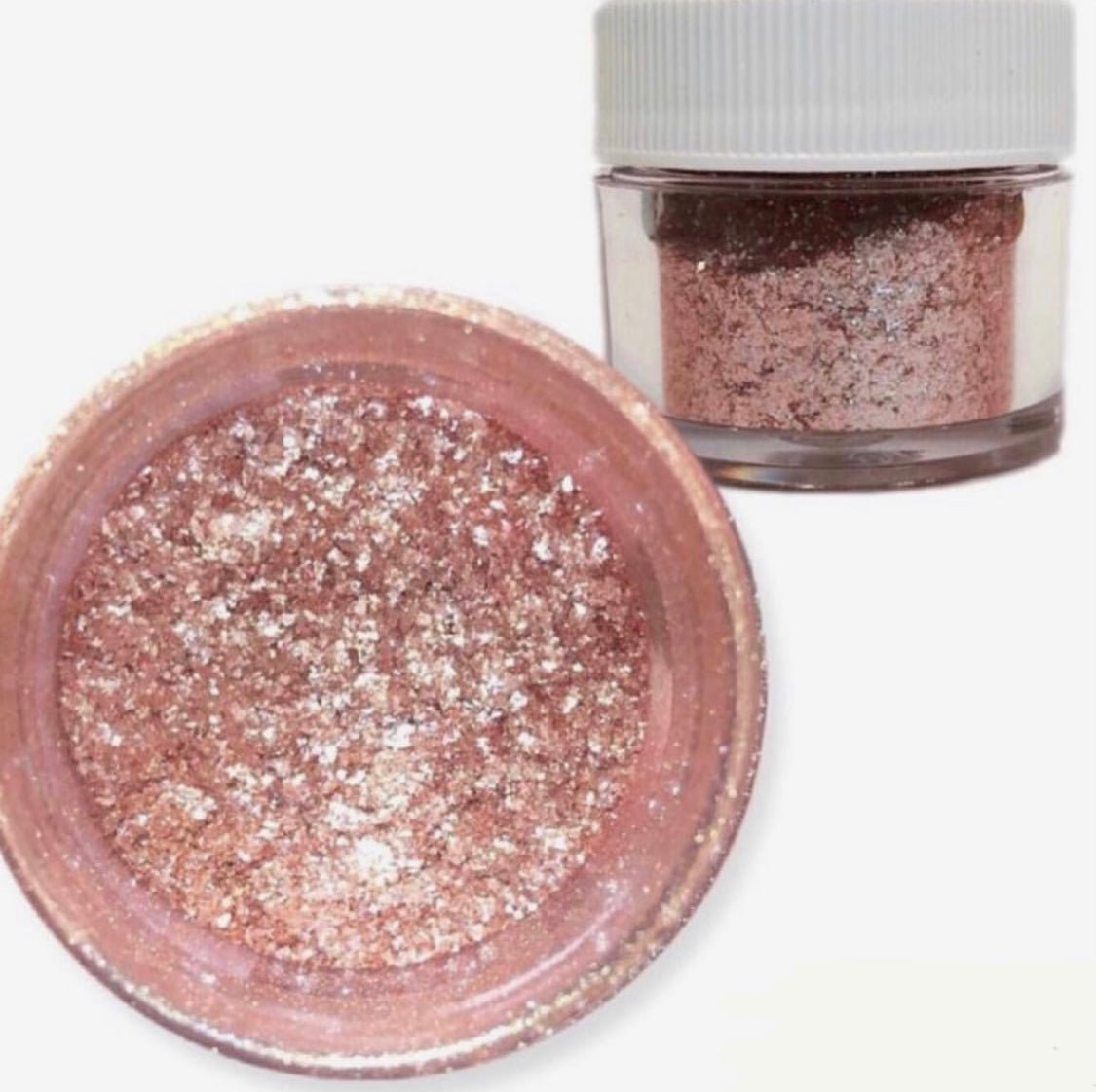 Rosegold Edible glitter ,5 gram - Bakewareindia