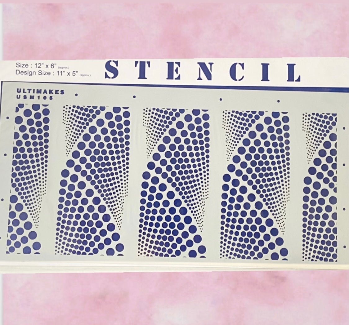 Synchronized Cake Stencil, Ultimakes - Bakewareindia