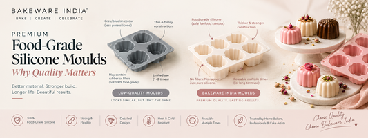 Food-Grade Silicone Moulds: Why Quality & Durability Matter | Bakeware India