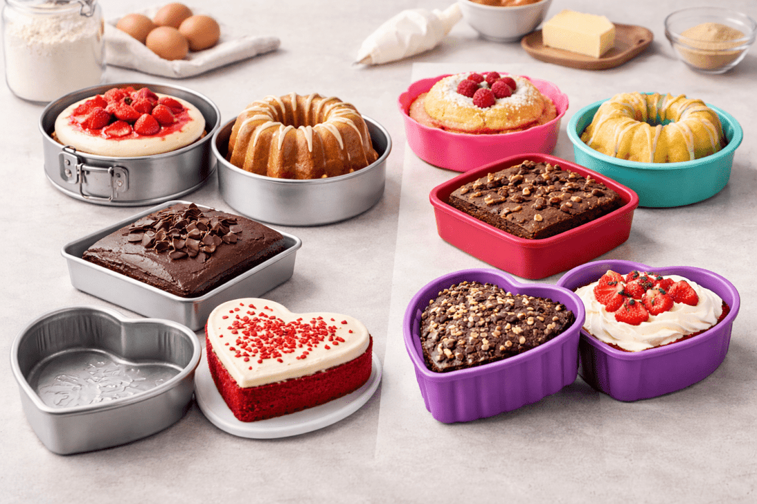 Silicone vs Aluminium Cake Moulds: Which Is Better? - Bakeware India
