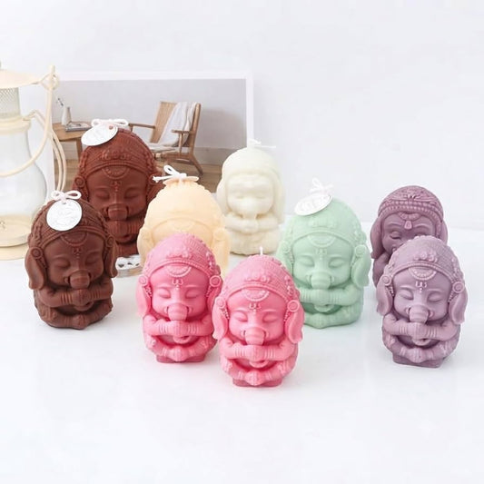 Lyba Moulds Ganesha Lord Silicone Candle Mould