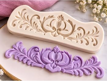 Bakewareind Damask Lace Border Silicone Mould
