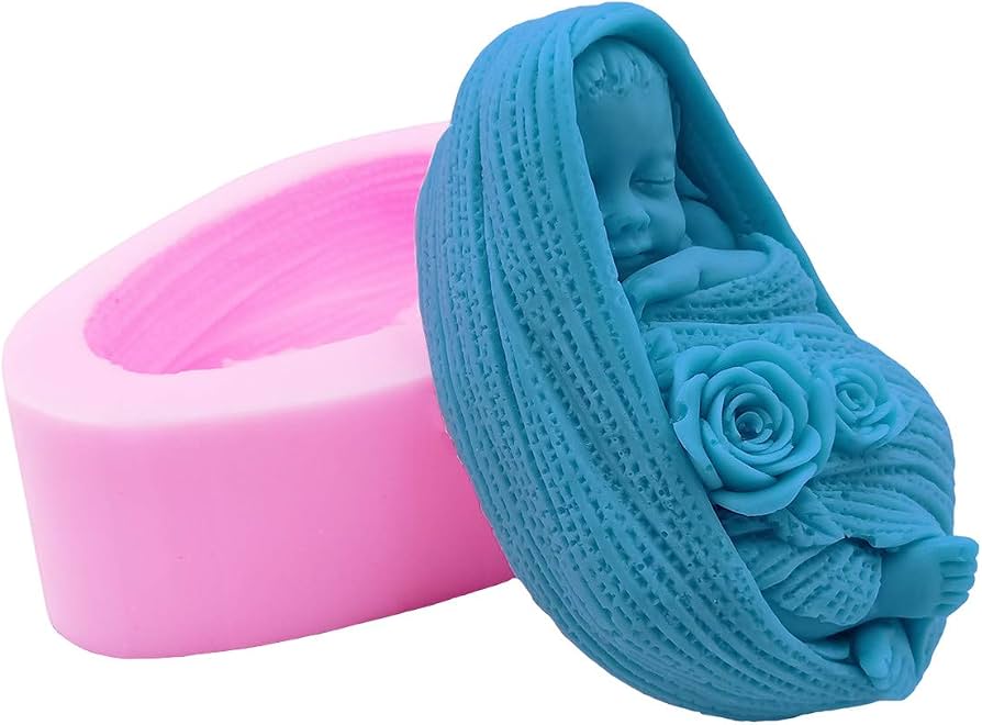 Bakewareind Sleeping Baby  Silicone Mould