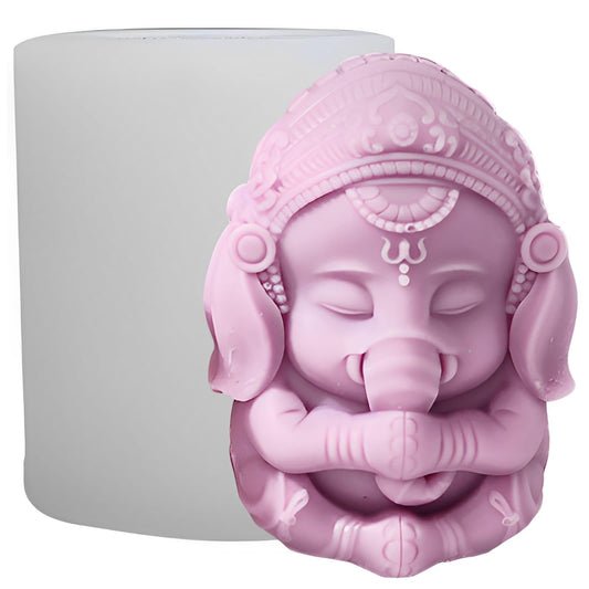 Lyba Moulds Ganesha Lord Silicone Candle Mould
