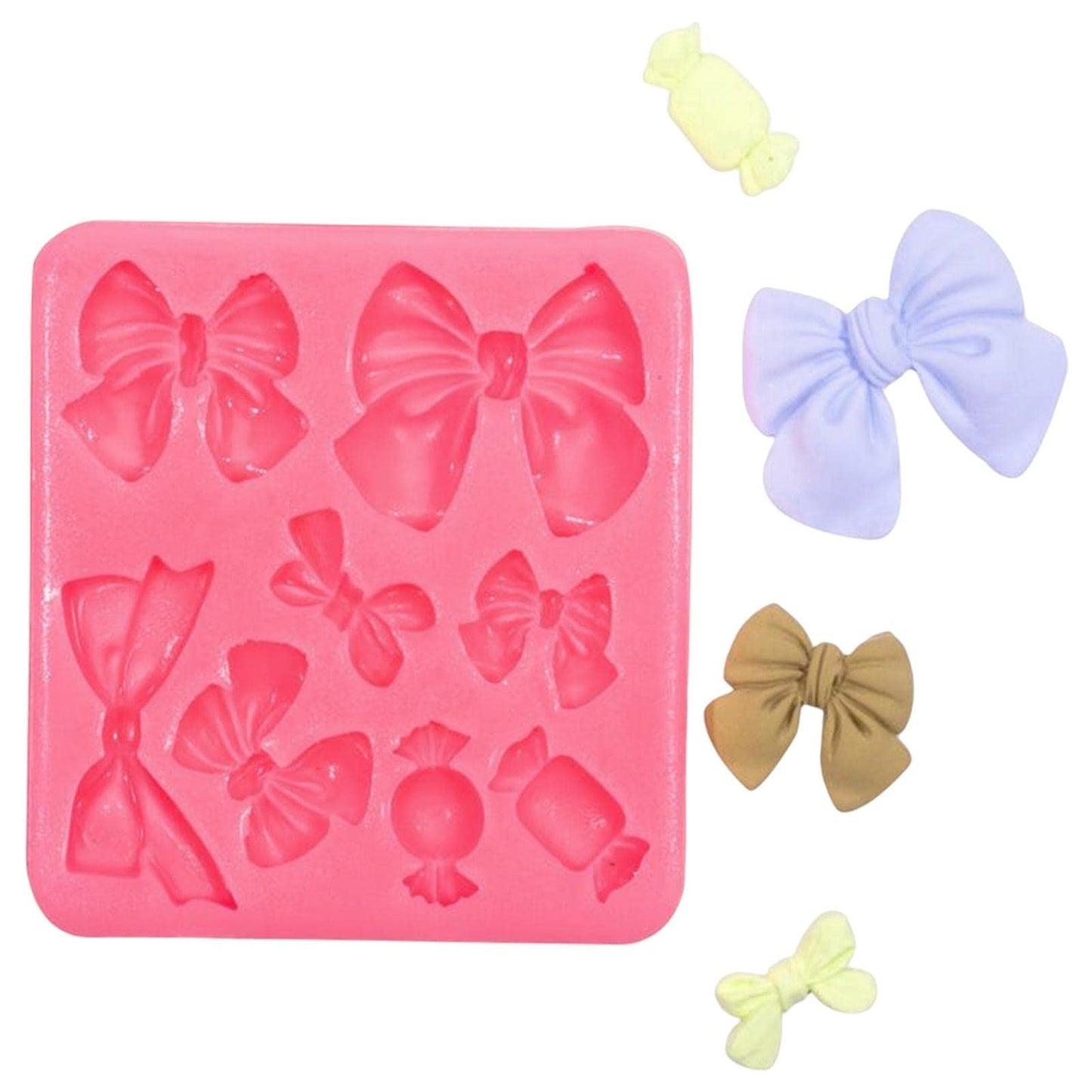 Bakewareind Bow Chocolate Resin Silicone Mould